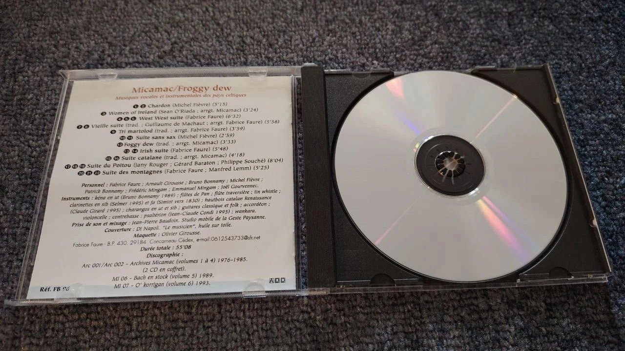 🌟 CD Zeldzaam: Micmac/Froggy dew - Trésor des musiques celtiques à saisir🍀 – photo 5